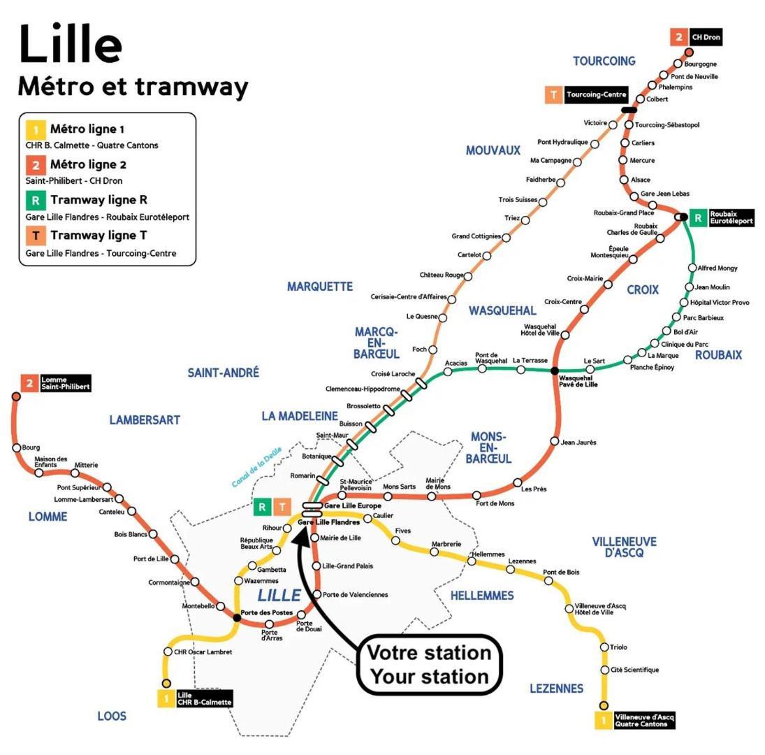 Lille Hypercentre - Splendid 2bedroom flat 5person Eksteriør billede